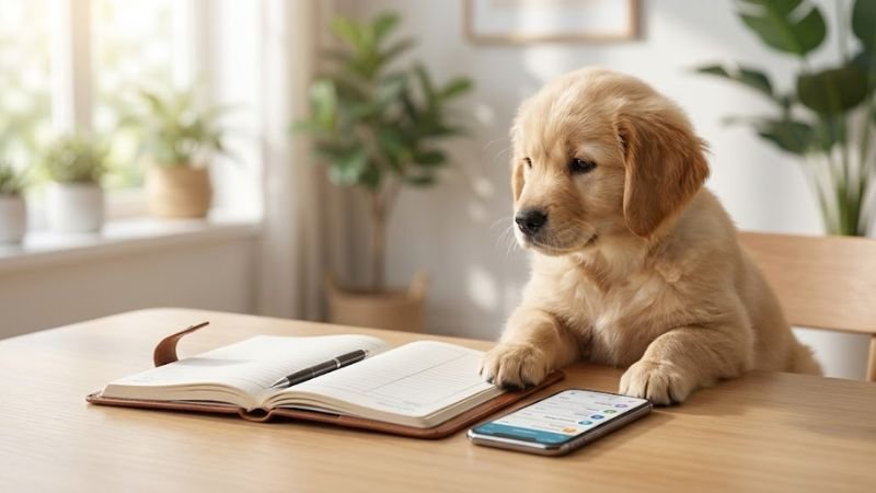 Puppy weight chart by age guide cover image