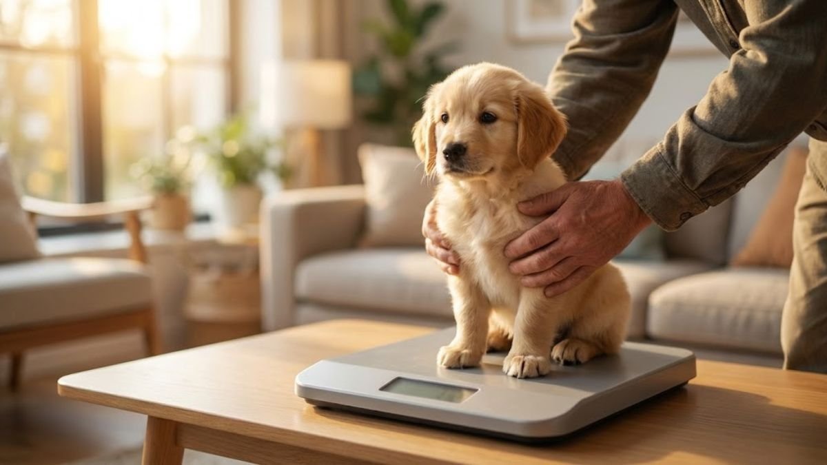 First puppy weigh-in reminder image